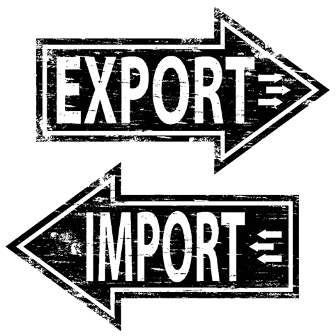 В январе экспорт товаров превысил импорт