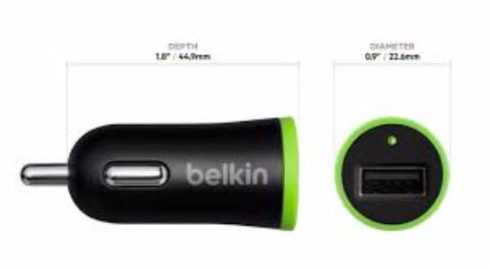 Автомобильные зарядные устройства от компании Belkin