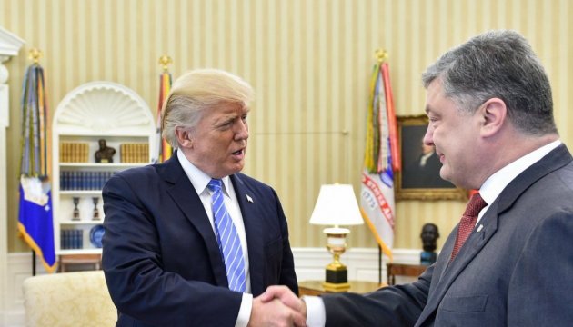 Трамп о прогрессе в переговорах с Порошенко и за расширение военного сотрудничества с Украиной