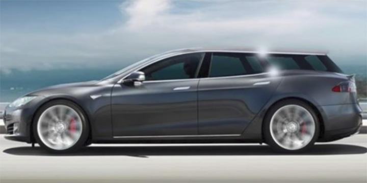 Специально для европейского рынка: Tesla Model S станет универсалом (фото)