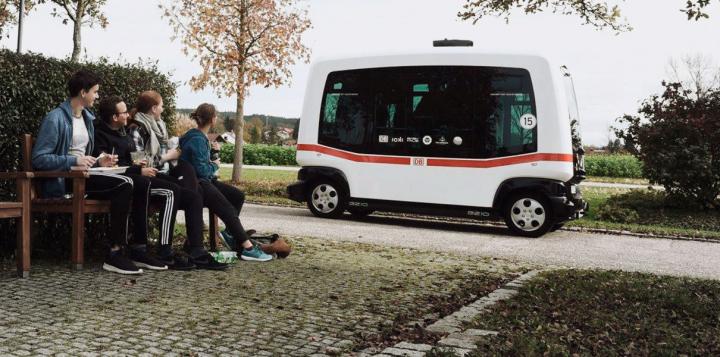 Deutsche Bahn запускает в Баварии беспилотный автобус