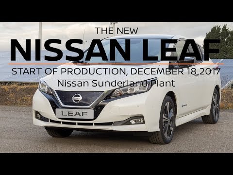В Великобритании стартовало производство нового Nissan Leaf для европейского рынка (видео)