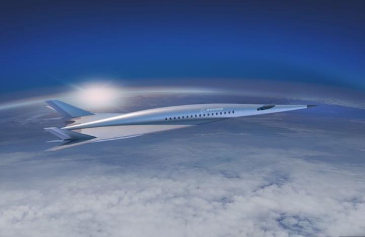 Boeing показал проект гиперзвукового пассажирского самолета (фото)