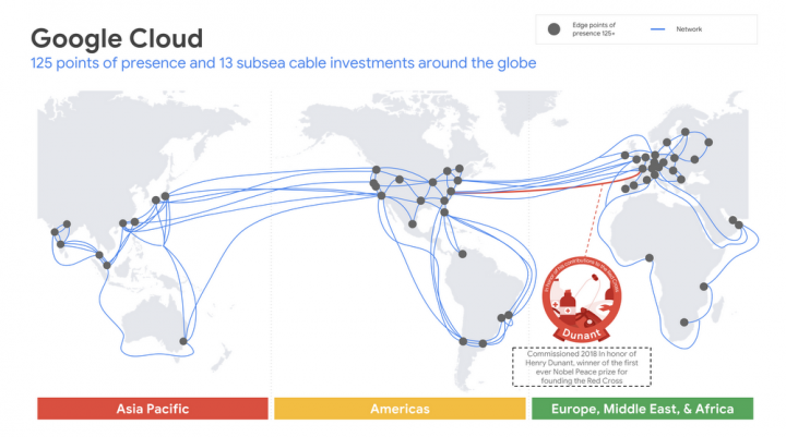 Google прокладывает новый трансатлантический кабель