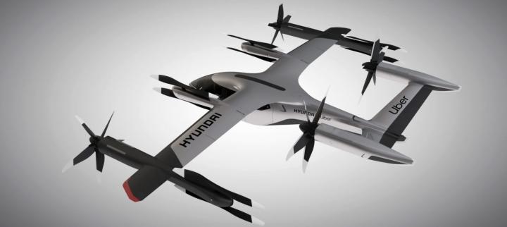 Uber и Hyundai представили прототип электрического аэротакси (фото)